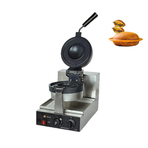 Prensa para Panini, Parrilla Eléctrica Comercial para Sándwiches, Máquina para Hacer Hamburguesas UFO y Panqueques, Máquina para Hacer Waffles Eléctrica Comercial de Forma Redonda - Product Image 1