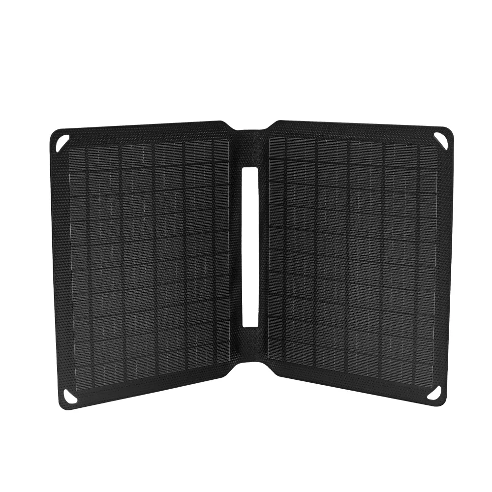 핫 세일 10W 20W 40W 접이식 휴대용 단결정 태양 전지 패널 충전기 자동차 스마트 장치 도매 방수