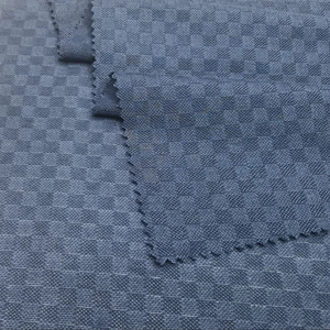 ผ้าโพลีเอสเตอร์ลายตาราง 155GSM T100 กว้าง 64 นิ้ว ทนทาน ไม่ยับ เหมาะสำหรับเสื้อเชิ้ตธุรกิจและชุดยูนิฟอร์ม - Product Image 1