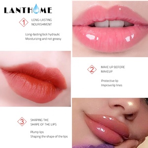 Brand own clear moisturizing lip gloss lip gloss lasting Essential Oil moisturizing repair crinkles on lips - Product Image 4