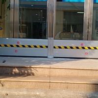 Barrière anti-inondation en alliage d'aluminium personnalisée, système mural assemblé léger, dispositif d'arrêt d'eau d'urgence