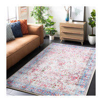 Tapis d'impression 3D en soie artificielle populaire de vente chaude tapis de support antidérapant pour le sol de la maison