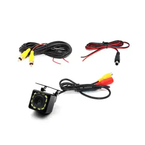 Smartour 4/8/12 Leds Rear View Camera For Car Fish Eye Car Camera Reverse Assistance High-Definition Night Vision Reverse Image