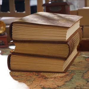 Thermal Bound <b>Mini</b> Leather <b>Notebook</b> with Hard Cover for Artists-Eco-Friendly Pencil Writing Pages Gift Option - Product Image 2