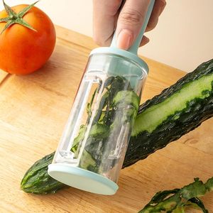 Éplucheur multifonction en plastique pour légumes et fruits, éplucheur à pommes de terre, couteau à éplucher avec récipient - Product Image 3