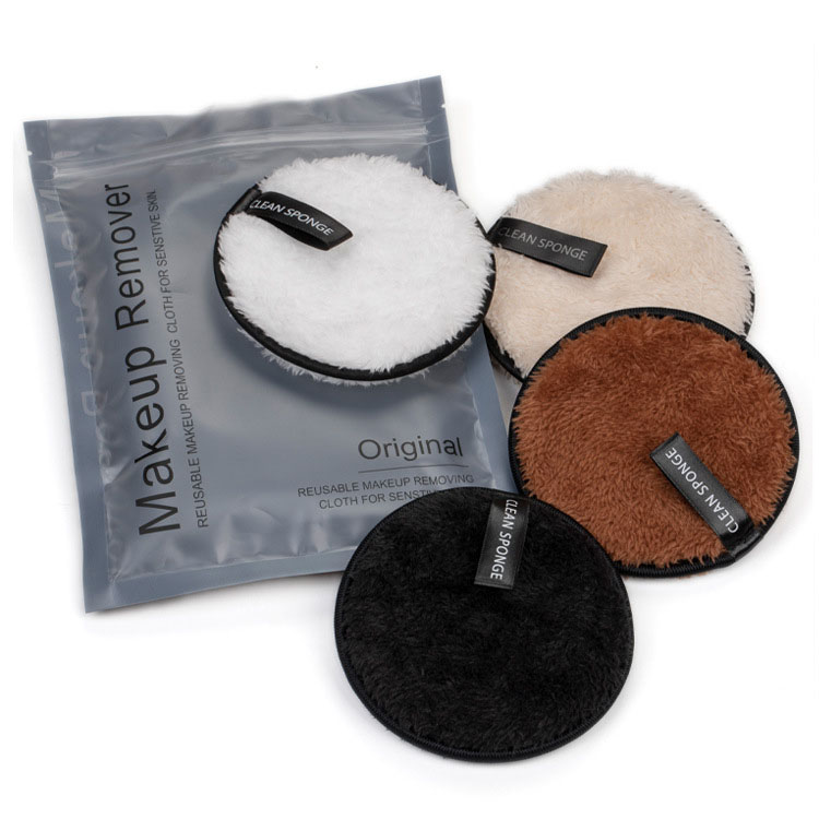 Reusable and washable face wash cotton pad Arctic velvet sponge lazy people make-up remover pad