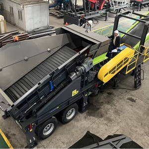 מגרסת לסת ניידת TIANKE עם מנוע AC ומסבים, קיבולת 300-500 טון/שעה, מכונת גריסה ניידת למחצבות - Product Image 1