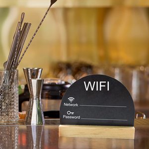 Wooden <b>Message</b> <b>Board</b> Irregular Shape Black Chalkboard With Stand Home Use Rustic Design Christmas Decoration - Product Image 2