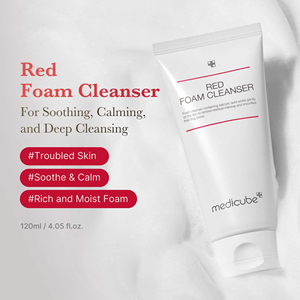 Nettoyant en <span class=keywords><strong>gel</strong></span> moussant rouge – Nettoyage en profondeur, contrôle du sébum et traitement de l'acné, élimination du sébum et contrôle des impuretés - Product Image 2