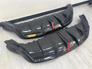 Diffusore Posteriore in Stile Fibra di Carbonio di Alta Qualità con Spoiler Luminoso per Kit Carrozzeria Tesla Model <span class=keywords><strong>Y</strong></span>, Paraurti Anteriore e Minigonne Laterali - Product Image 3