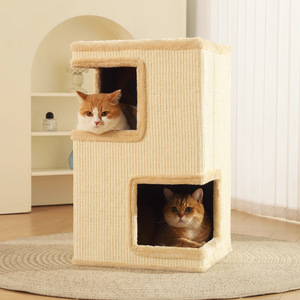 Pet <b>scratching</b> <b>post</b>, small-apartment home use, space-saving mini <b>scratching</b> <b>post</b>, sisal bucket, <b>cat</b> <b>tree</b>, <b>cat</b> bed, <b>cat</b> climbing - Product Image 4