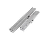 Rail de guidage linéaire large de 120 mm, course efficace de 50-500 mm, vis de précision HGR15, table coulissante manuelle entièrement fermée et anti-poussière