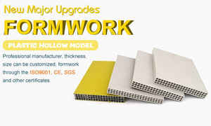 Panel de encofrado de madera contrachapada de plástico hueco de venta directa de fábrica - Product Image 4