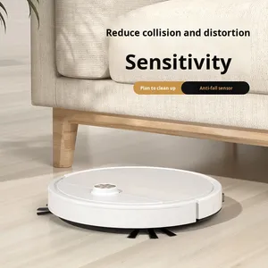 Aspirateur robot intelligent 3 <span class=keywords><strong>en</strong></span> 1, balayage, aspiration <span class=keywords><strong>et</strong></span> lavage, télécommande, entièrement automatique, robot de nettoyage intelligent pour sols - Product Image 5