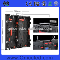 500*500mm Panel LED de aluminio fundido a presión P2.6 P2.9 P3.9 P4.8 Pared de video LED para interiores Fondo de escenario elegante Pantalla LED