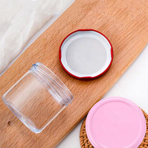 Boca ancha 70ml 100ml 150ml 200ml 220ml 280ml 380Ml Frascos de vidrio vacíos redondos transparentes para mermelada Caviar Nido de pájaro con tapas - Product Image 6