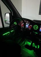 ICarsin Éclairage d'ambiance 64 couleurs pour Mercedes Sprinter W907 – Éclairage LED intérieur pour aérateurs, personnalisation sur mesure