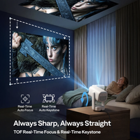 Projecteur intelligent portable Aurzen D1 Air Full HD natif 1080P pour cinéma maison vidéo LED
