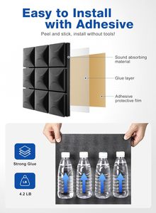 2025 New tường gạch Acoustic Bảng điều chỉnh bọt chống cháy cách âm acoustic bọt - Product Image 4