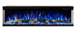 Cheminée électrique télécommandée CE à <span class=keywords><strong>flamme</strong></span> colorée, insert de cheminée électrique 3 faces pour usage domestique - Product Image 2