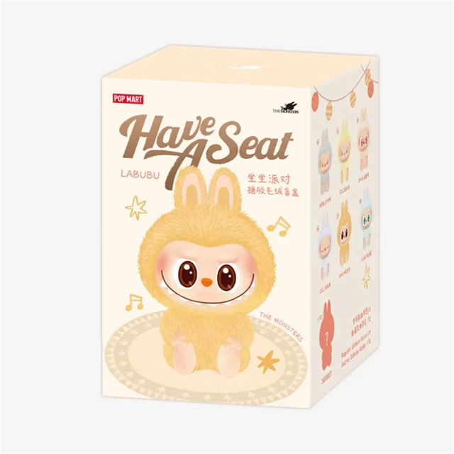 Hotsale POP MART 100% Original LABUBU Exciting Macaron Blind Box Plush Toys Vinyl Face Mystery Boxes 1PC/6PC the Monster