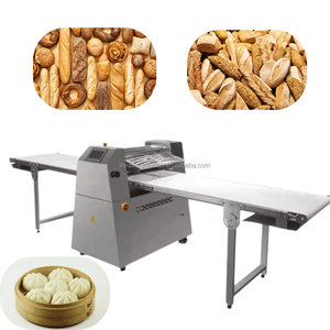 Macchina Automatica per Stendere la Pasta, Produzione di Croissant e Pasta Sfoglia, Attrezzatura Commerciale per Panifici con Sistema di Pressatura e Laminazione - Product Image 4