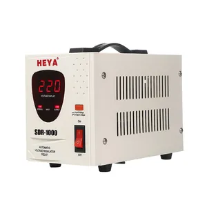 מפעל מכירות ישירות ממסר סוג AC מתח מייצב 220V שלב יחיד 5k פלט בטוח מתח אוטומטי