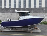 Bateau en aluminium Allheart, catamaran, 6,5 m/7,5 m, bateau de pêche et de plongée commercial, polyvalent