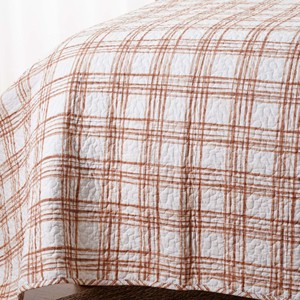 Tela de Algodón 100% Prelavado con Estampado a Cuadros, Transpirable, para Edredones, con Relleno de Poliéster, para Todas las Estaciones - Product Image 5
