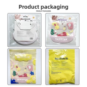 Babero Ajustable para Bebé, Impermeable, Libre de BPA, Personalizado, de Silicona de Grado Alimenticio, Fácil de Limpiar, Diseño Clásico - Product Image 5