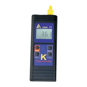 AZ8801 Handheld K-Type Termopar Termômetro Eletrônico Tester para Armazém Industrial Estufa Uso Doméstico Cor Verde - Product Image 5
