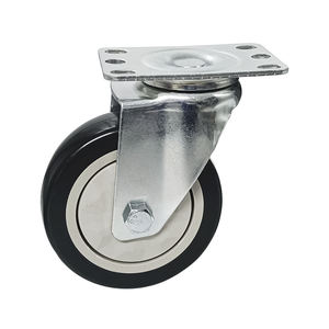 Luz resistente 2 3 4 6 <span class=keywords><strong>8</strong></span> polegadas giratória e rodízio fixo com freio e pvc ou roda de poliuretano do Plutônio - Product Image 3