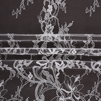 Tissu en dentelle française de haute qualité, motif floral, matière luxueuse pour vêtements