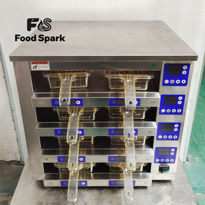 McDonald's KFC 2/3/4-laags hamburger-vleespasteitjes-warmer fastfood-warmer displaykast 6/8 bakken hamburgerpatty toonbank warme verkoop - Product Image 4