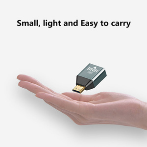 Adaptador Convertidor Xput <span class=keywords><strong>Mini</strong></span> de Macho <span class=keywords><strong>a</strong></span> Hembra 4K 60Hz Chapado en Oro para Computadora, Cámara, Proyector y HDTV - Product Image 2