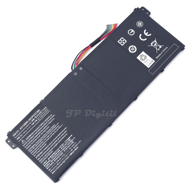 In Stock 15.2V 48WH AC14B8K Replacement Laptop Battery for Acer Aspire ES1-111/433G/531/B115 V3-371 MS2392 AN515-52/51