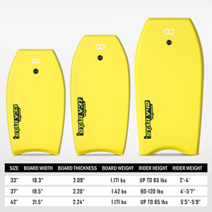 Woowave 42 ''ixpe bodyboard với cuộn dây xích trọng lượng nhẹ bền <span class=keywords><strong>Boogie</strong></span> <span class=keywords><strong>Board</strong></span> cho người lớn & thanh thiếu niên, lý tưởng cho lướt những người đam mê - Product Image 3