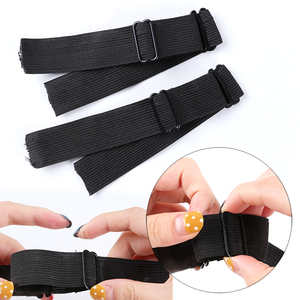 Venta al por mayor Leeons Nylon negro 2,5 cm 3,5 cm Peluca ajustable Banda elástica Longitud personalizable <span class=keywords><strong>para</strong></span> gorros de peluca <span class=keywords><strong>Red</strong></span> de pelo Fabricación de <span class=keywords><strong>red</strong></span> de encaje - Product Image 3