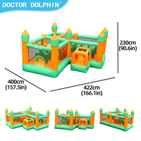 Vente en gros - Toboggan aquatique gonflable amusant pour les vacances d'été - Château gonflable pour enfants - Tissu Oxford 420D+840D - 3 personnes