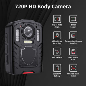 Mới nhất xách tay <span class=keywords><strong>720p</strong></span> <span class=keywords><strong>HD</strong></span> 2 inch màn hình cơ thể đeo máy ảnh với IR Night Vision Wearable máy ảnh cho bảo vệ an ninh - Product Image 2