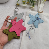 Trendy hanger met vijfpuntige ster, brilclip, creatieve fruit-citroen zonnebril sleutelhanger, zonnebril tasbedel