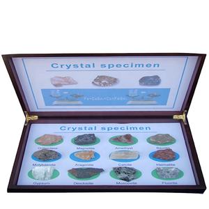 भूविज्ञान अध्ययन 12 प्रकार खनिज क्रिस्टल चट्टानों और अयस्क के नमूने - Product Image 1