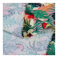 100% coton sergé tissu dernière conception motif Floral coton peigné imprimé drap de lit tissu housse de couette 120gsm pour Textiles de maison