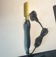 Grosir penggunaan basah dan kering sisir pelurus rambut elektrik keramik tembaga 2 in 1 untuk sisir panas wanita