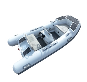 Bote Inflable Rígido de Aluminio Himax RIB360 de 12 Pies con Certificación CE, Bote de Pesca con Casco de Fibra de Vidrio/PVC/HYPALON, Ecológico - Product Image 5