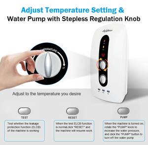 Chauffe-eau électrique sans réservoir à affichage LED, contrôle précis avec pompe, 220 V 5,5 kW, Vietnam, Cambodge, Kenya - Product Image 5