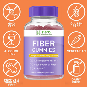 Gomitas de Fibra para Adultos, Extra Fuertes, Sin Azúcar Añadida, a Base de Raíz de Achicoria, Nutrición Deportiva, Salud Digestiva, Apoyo a la Regularidad - Product Image 5