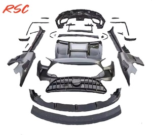 Kit carrosserie en fibre de carbone style <span class=keywords><strong>Black</strong></span> Series à <span class=keywords><strong>prix</strong></span> d'usine pour <span class=keywords><strong>AMG</strong></span> <span class=keywords><strong>GT</strong></span> <span class=keywords><strong>GT</strong></span> GTR Pare-chocs Ailes Aileron Capot - Product Image 1