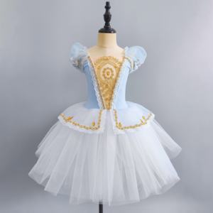 <span class=keywords><strong>Tutu</strong></span> de ballet pour enfants et femmes, jupe longue en gaze bouffante, danse moderne, petit cygne, costume de chorale, compétition, performance, polyester - Product Image 1