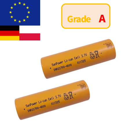 SUNPOWER 21700 Power Cell  4000mAh 80A Peak High Discharge Battery for High-Performance  Drones Cylindrical Lithium Ion